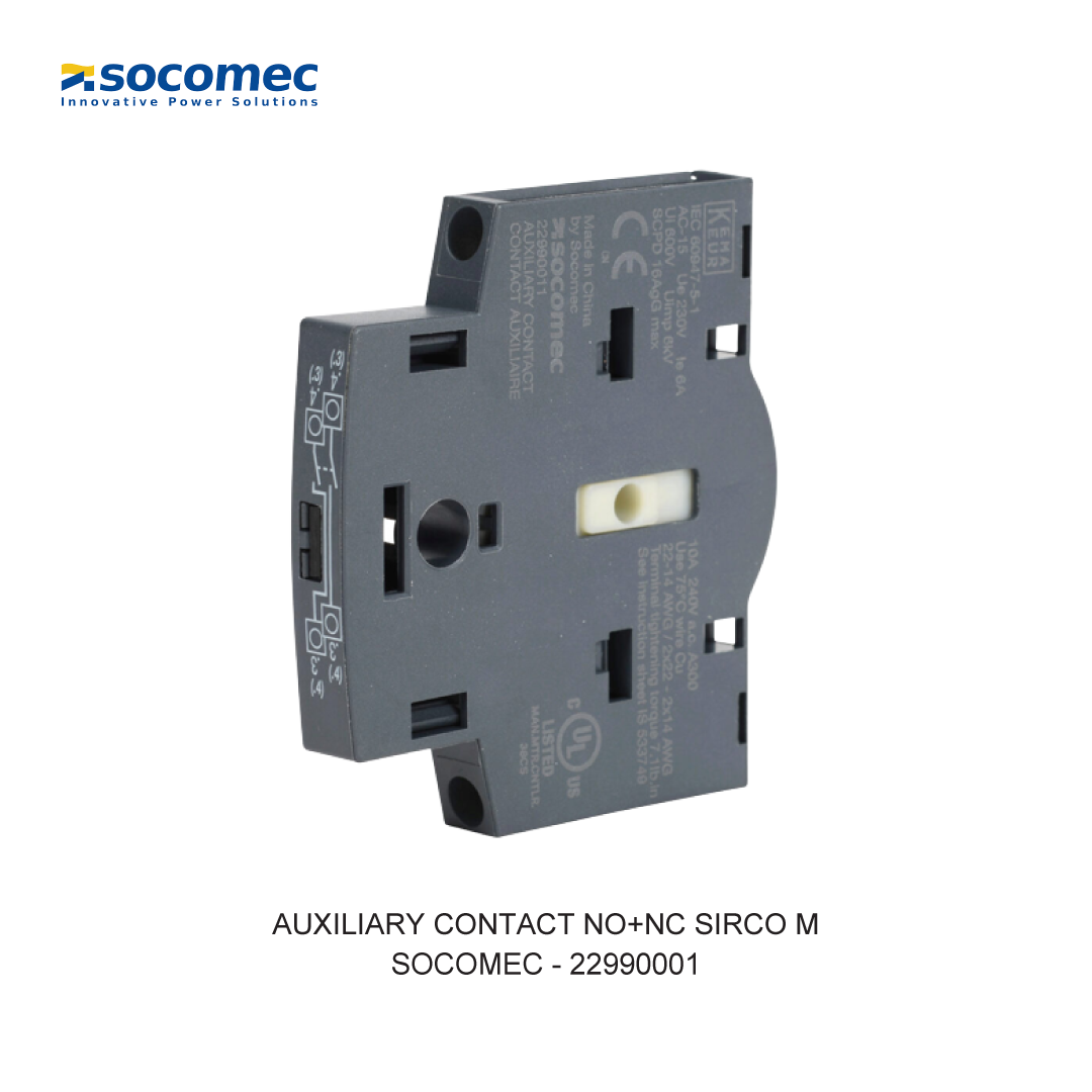 AUXILIARY CONTACT NO+NC SIRCO M