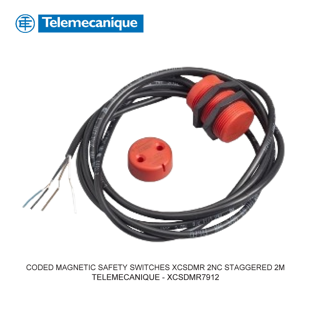 CODED MAGNETIC SAFETY SWITCHES XCSDMR 2NC STAGGERED 2M