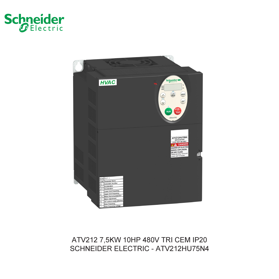 ATV212 7,5KW 10HP 480V TRI CEM IP20