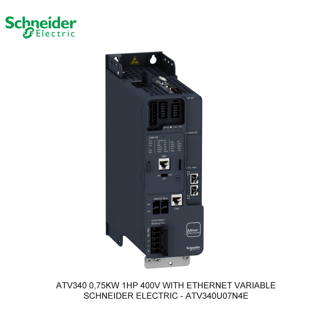 ATV340 0,75KW 1HP 400V WITH ETHERNET VARIABLE