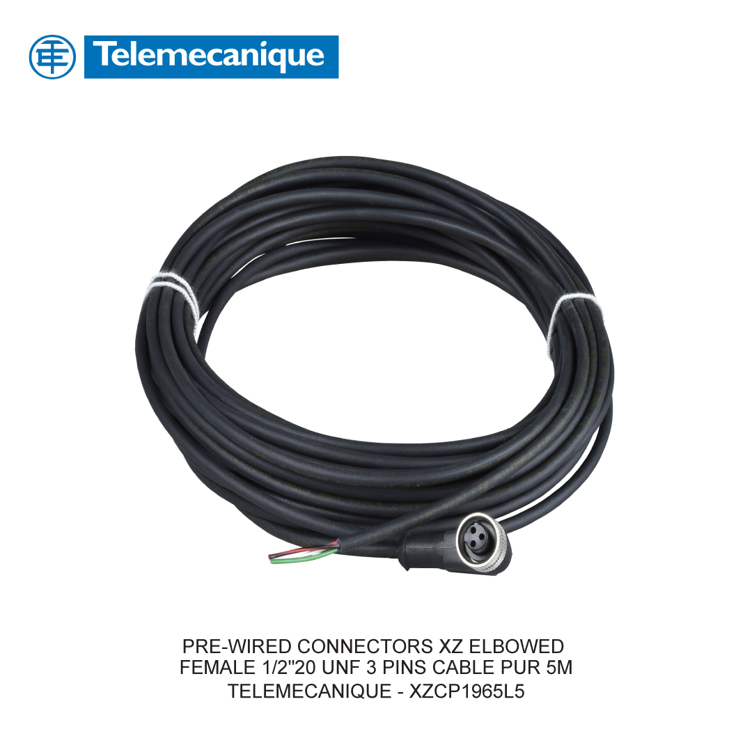 PRE-WIRED CONNECTORS XZ ELBOWED FEMALE 1/2
