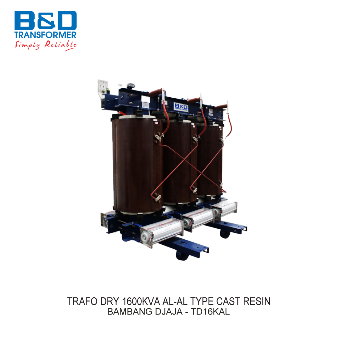 TRAFO DRY 1600KVA AL-AL TYPE CAST RESIN B&D
