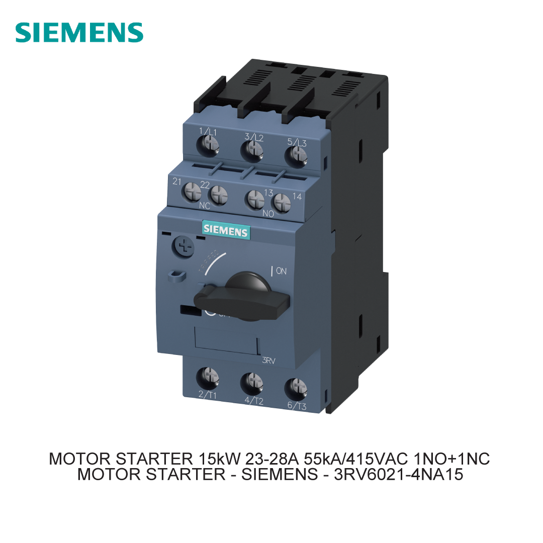 MOTOR STARTER 15kW 23-28A 55kA/415VAC 1NO+1NC
