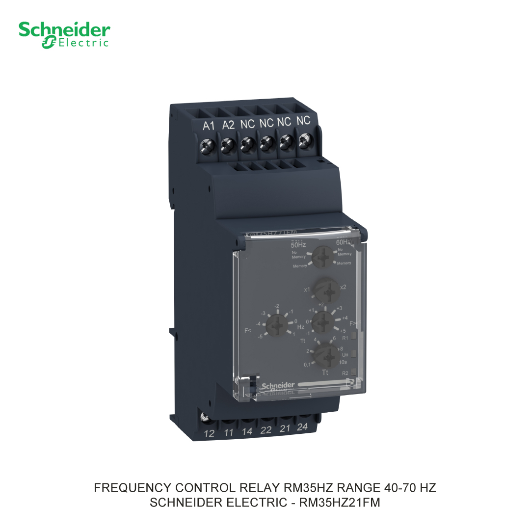 FREQUENCY CONTROL RELAY RM35HZ RANGE 40-70 HZ SCHNEIDER ELECTRIC