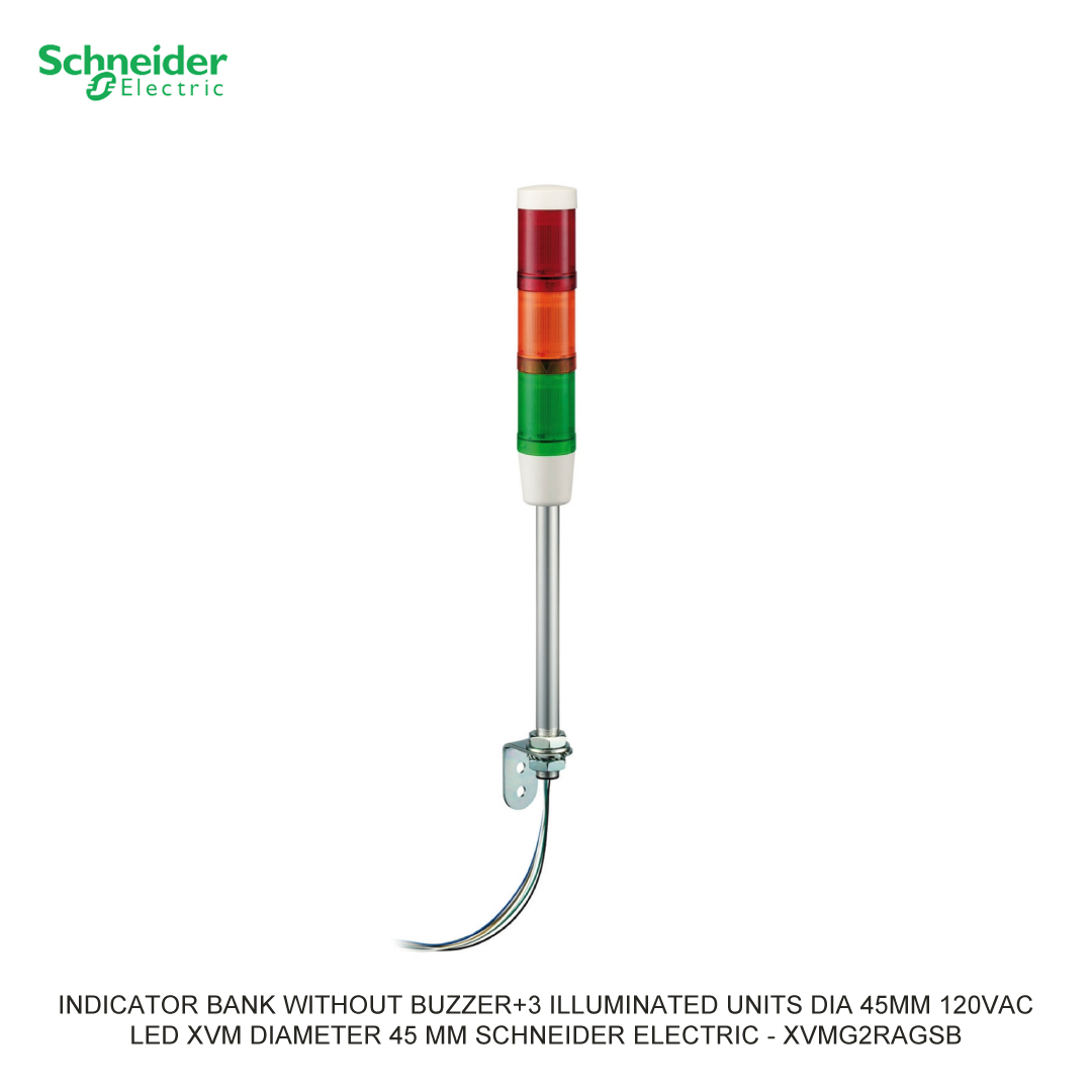 INDICATOR BANK WITHOUT BUZZER+3 ILLUMINATED UNITS DIA 45MM 120VAC
