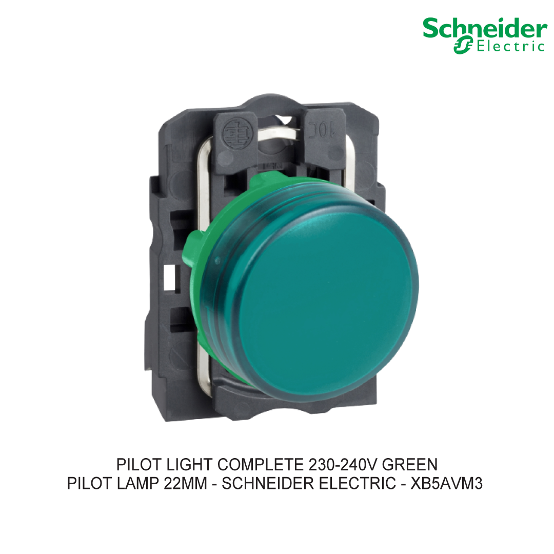 PILOT LIGHT COMPLETE 230-240V GREEN