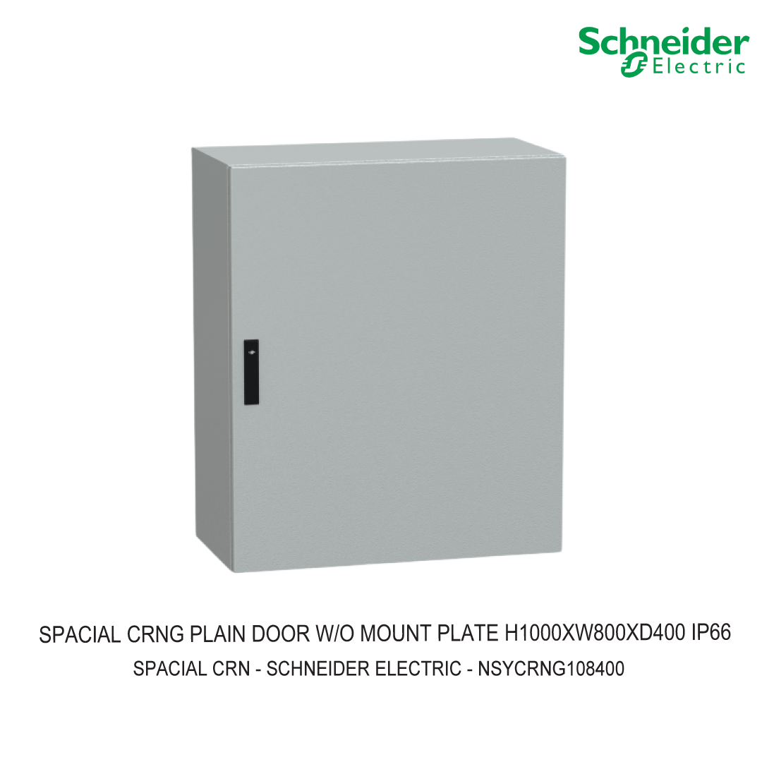 SPACIAL CRNG PLAIN DOOR W/O MOUNT PLATE H1000XW800XD400 IP66 IK10 RAL7035