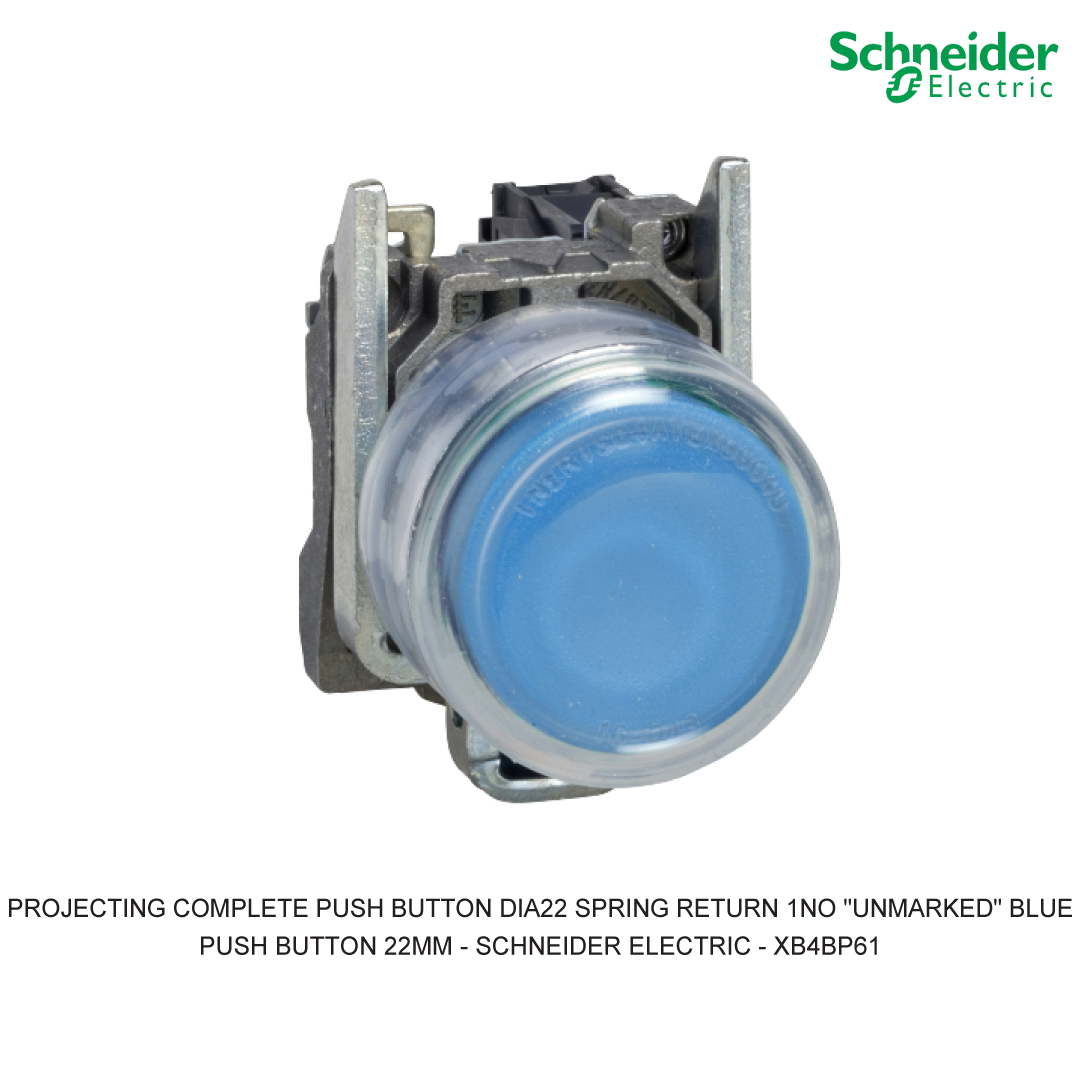 PROJECTING COMPLETE PUSH BUTTON DIA22 SPRING RETURN 1NO