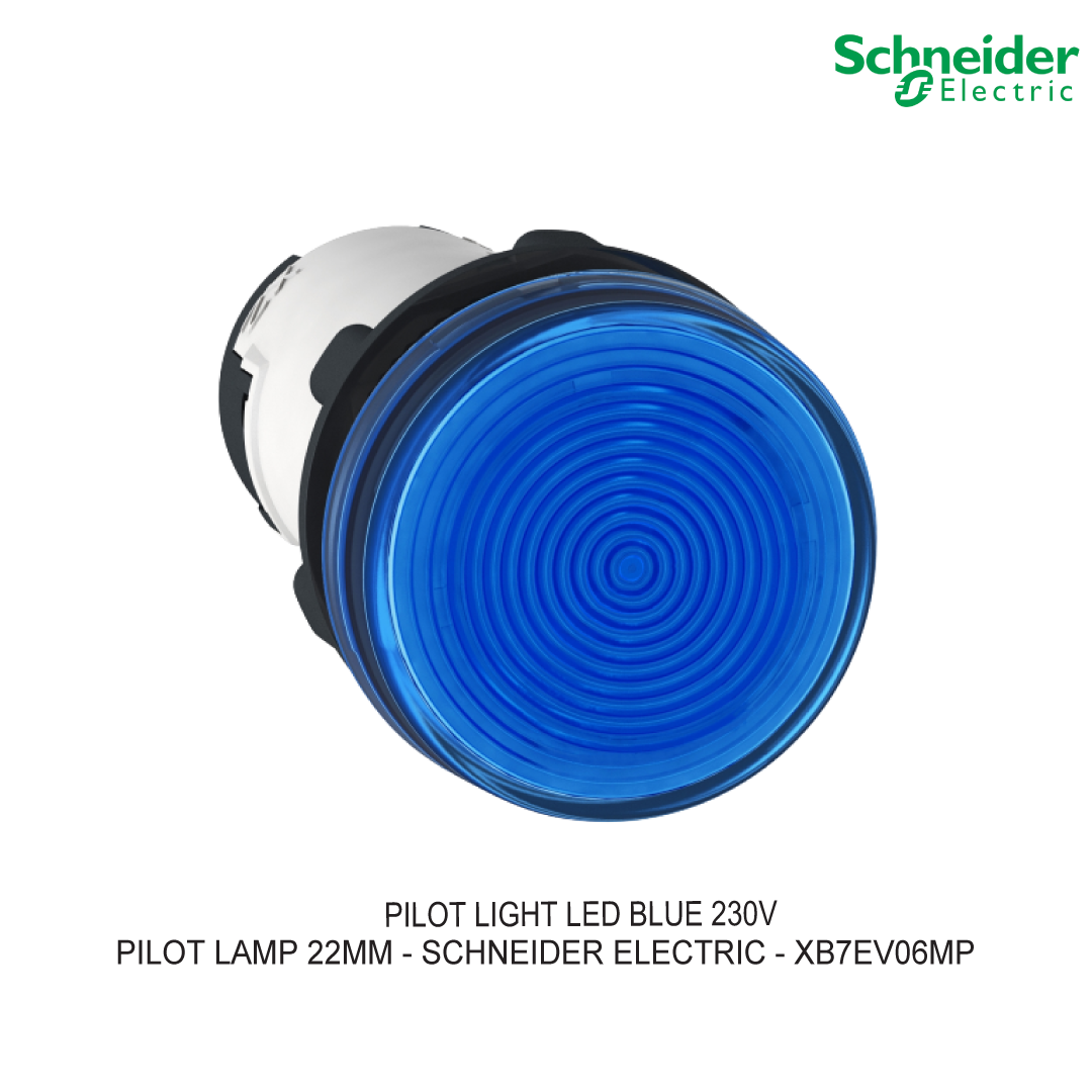 PILOT LIGHT LED BLUE 230V