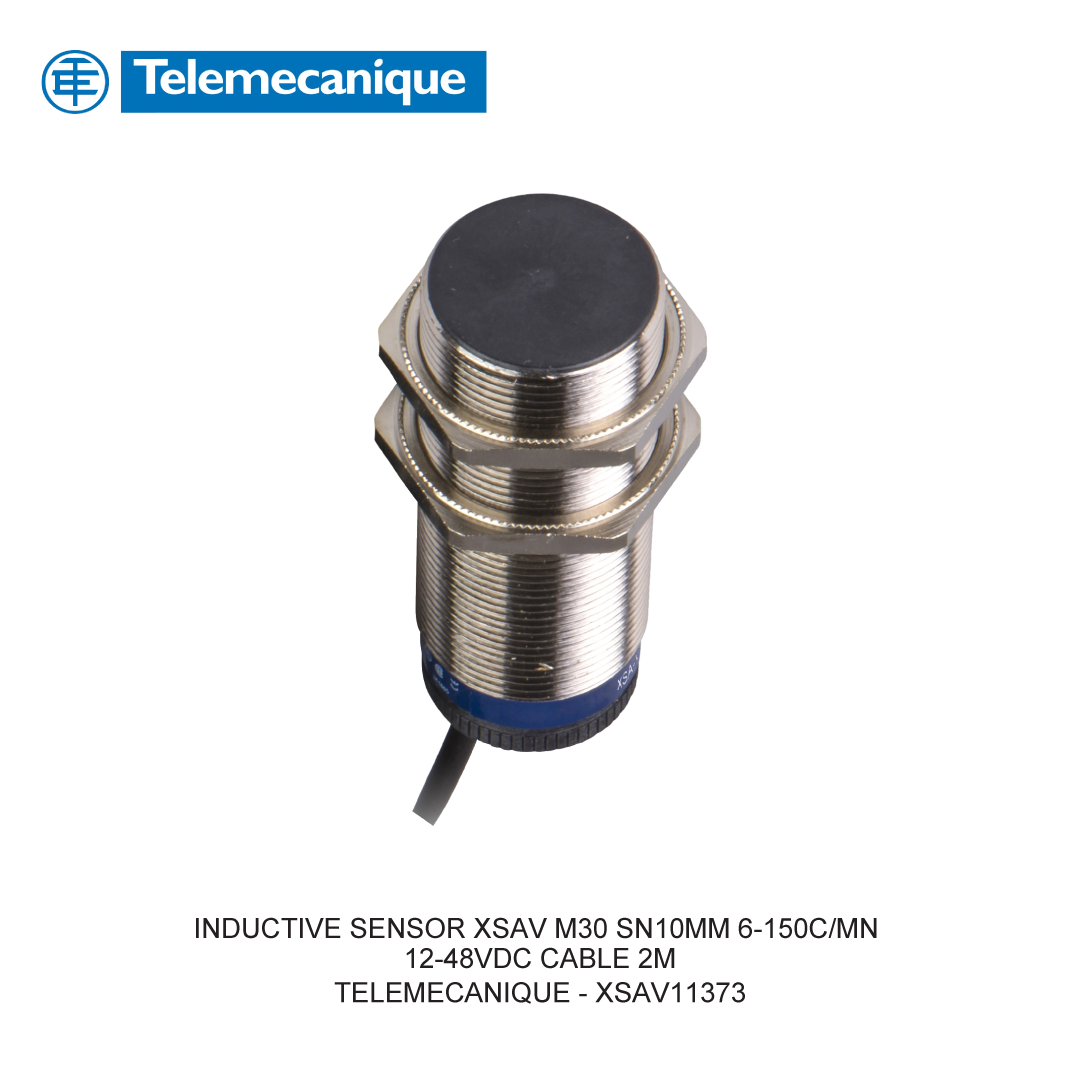 INDUCTIVE SENSOR XSAV M30 SN10MM 6-150C/MN 12-48VDC CABLE 2M