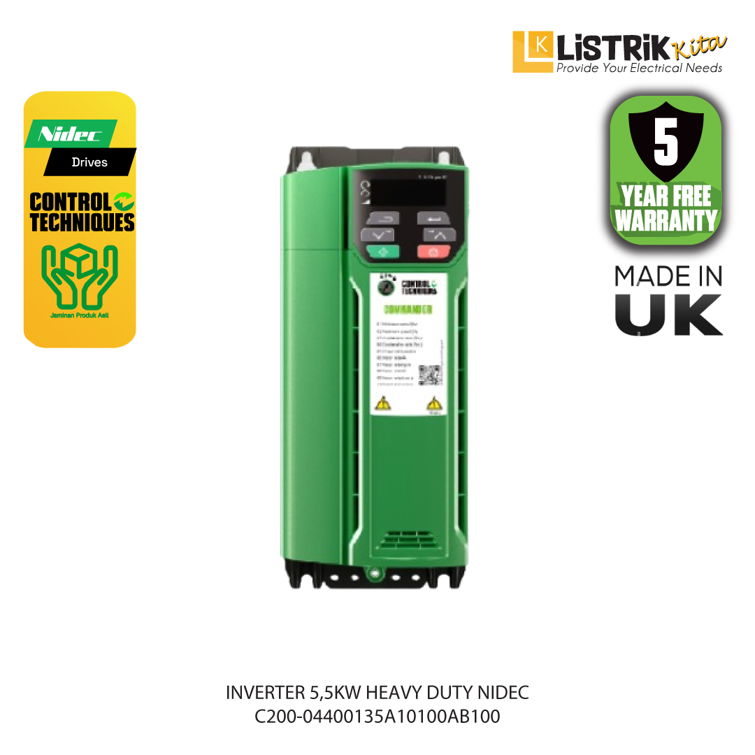INVERTER COMMANDER C200 5,5KW 13,5A 400V