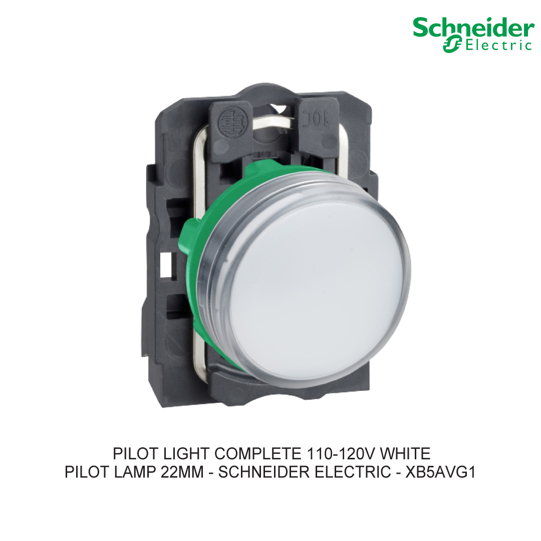 PILOT LIGHT COMPLETE 110-120V WHITE
