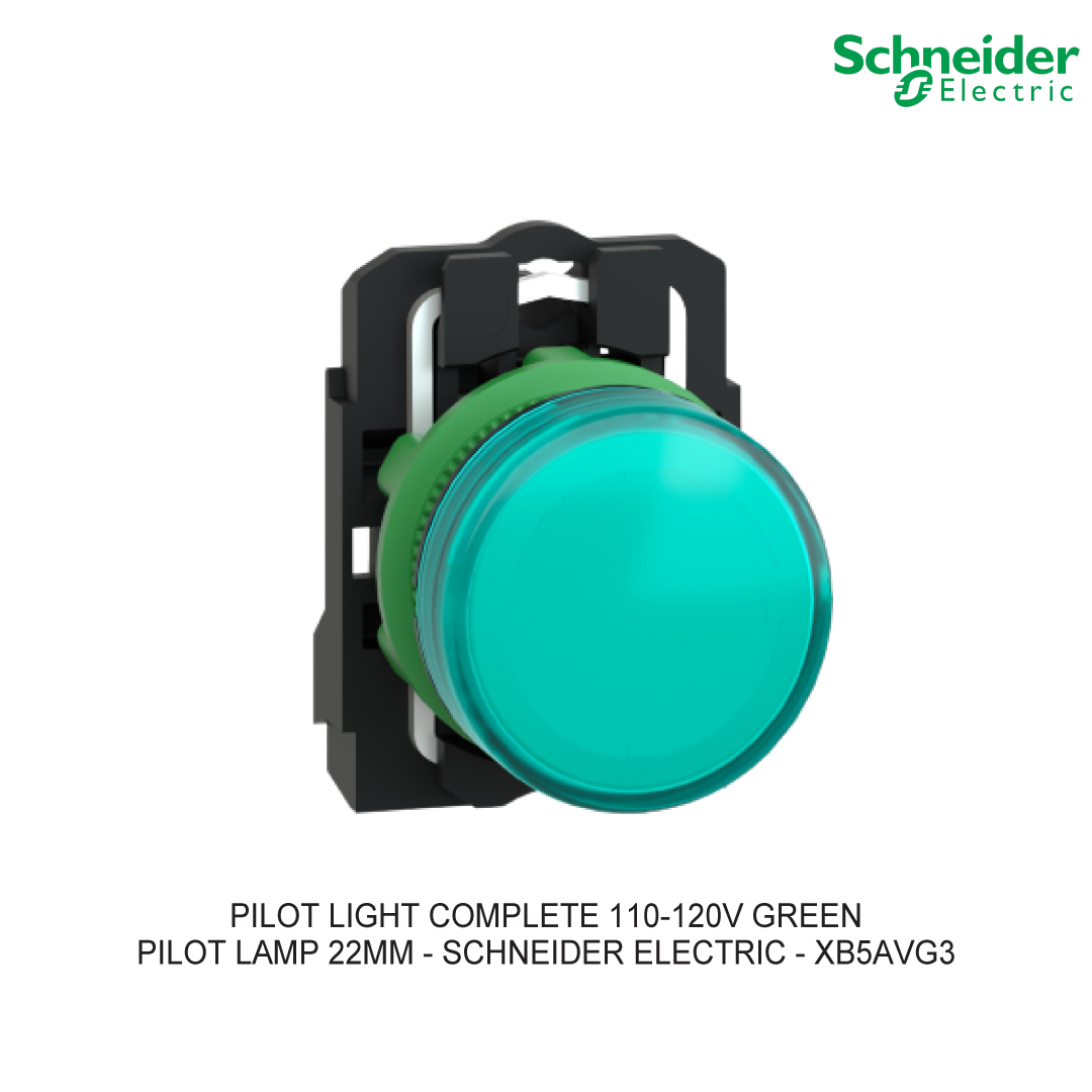 PILOT LIGHT COMPLETE 110-120V GREEN