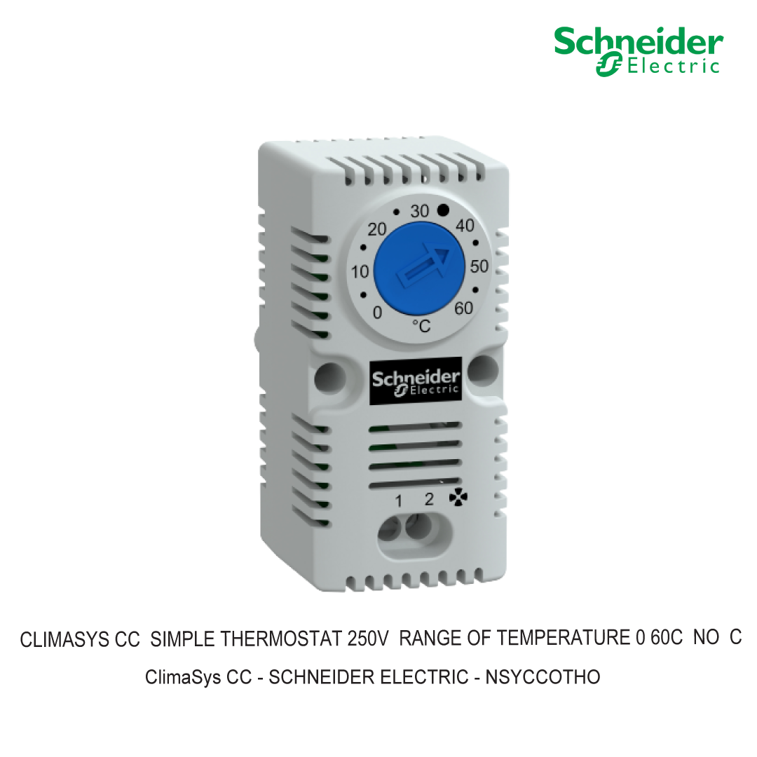 CLIMASYS CC  SIMPLE THERMOSTAT 250V  RANGE OF TEMPERATURE 0 60C  NO  C