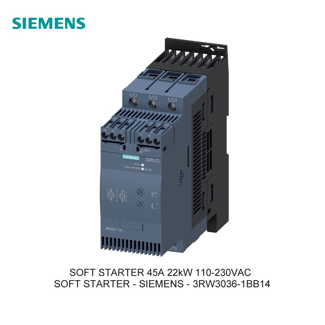 SOFT STARTER 45A 22kW 110-230VAC