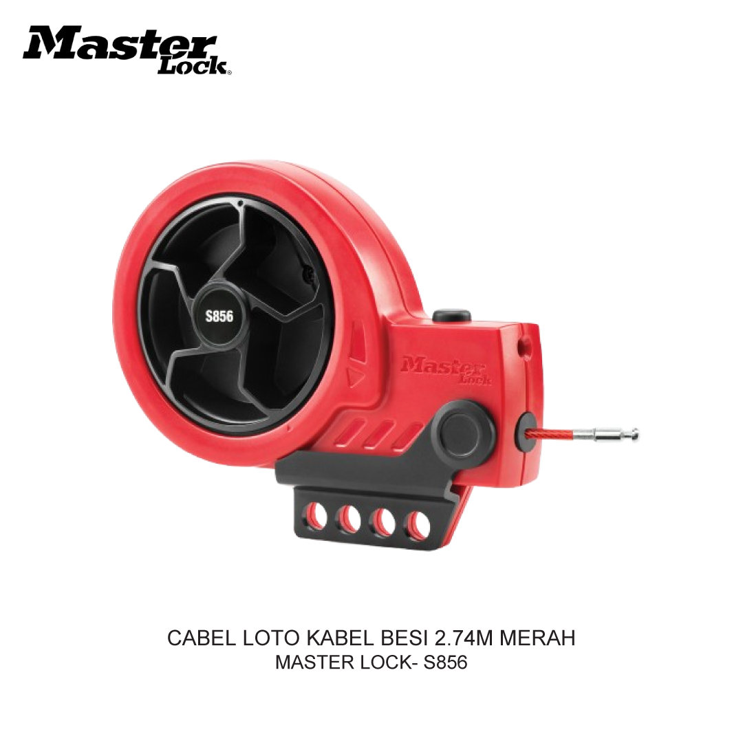 CABEL LOTO KABEL BESI 2.74M RED